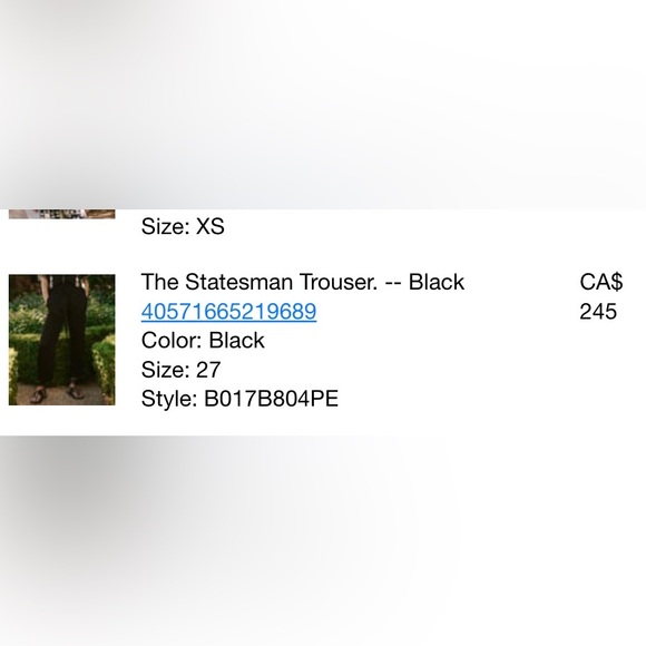 The Great The Statement Trouser in black. Bought in 2023 worn less than 3 times - Picture 5 of 8